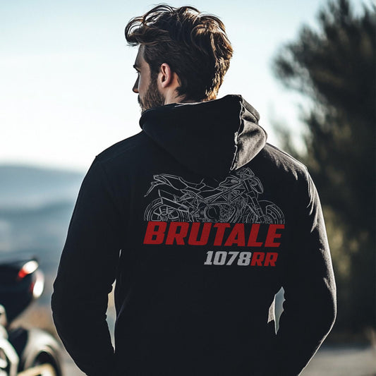 MV Agusta Brutale 1078 RR 2008 - 2009 Inspired Hoodie - Motorcycle Sweatshirt for Riders