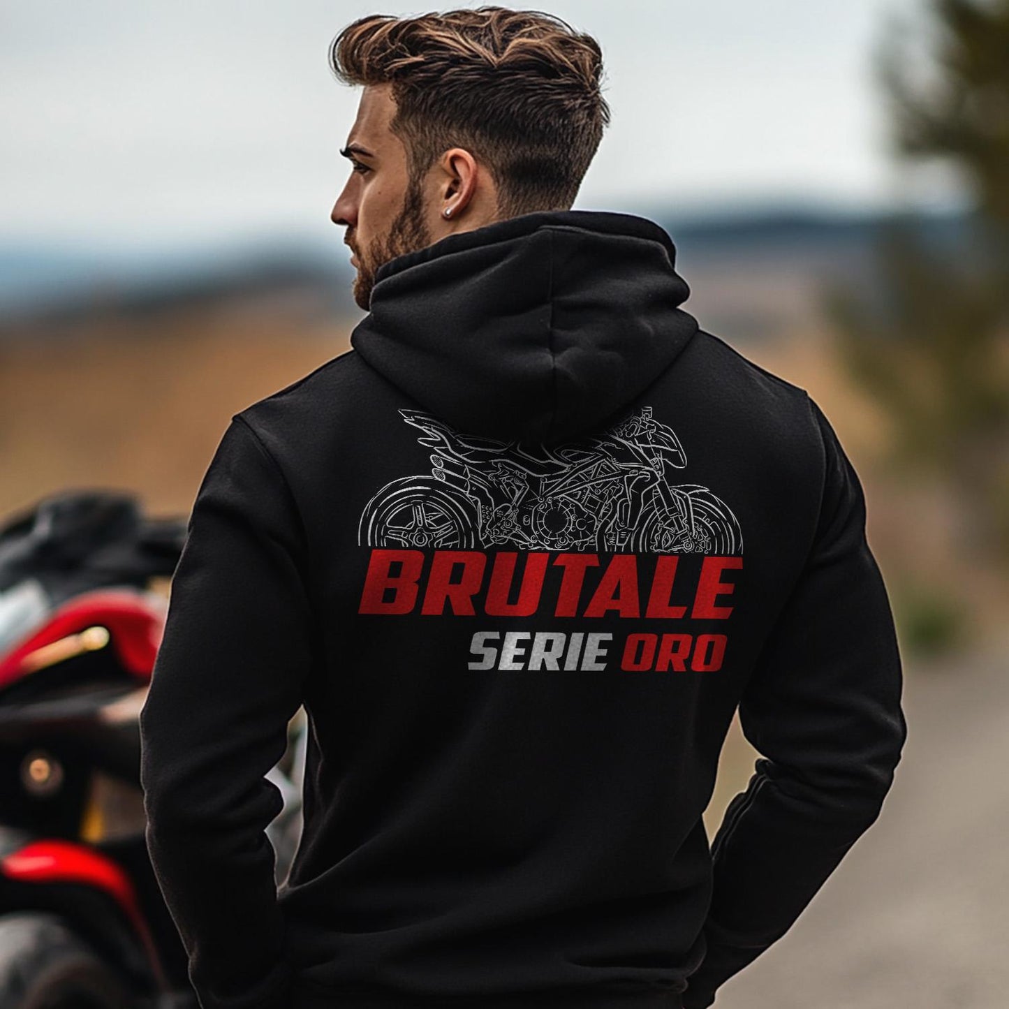 MV Agusta Brutale 1000 Serie Oro 2019 - 2020 Inspired Hoodie - Motorcycle Sweatshirt for Riders