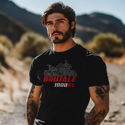 MV Agusta Brutale 1000 RS 2022 - 2024 Inspired T-Shirt - Motorcycle Tee Shirt for Riders