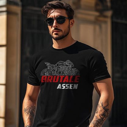 MV Agusta Brutale 1000 RR Assen 2024 Inspired T-Shirt - Motorcycle Tee Shirt for Riders