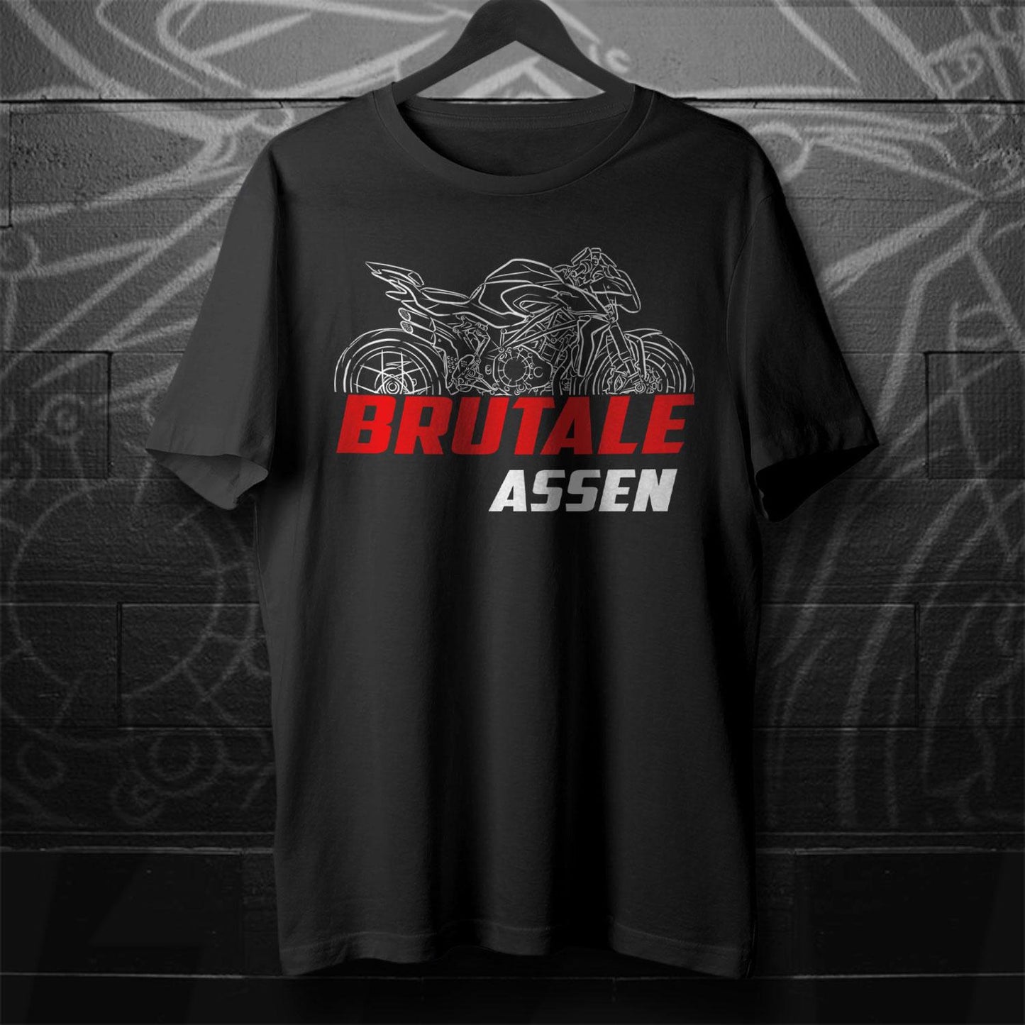 MV Agusta Brutale 1000 RR Assen 2024 Inspired T-Shirt - Motorcycle Tee Shirt for Riders
