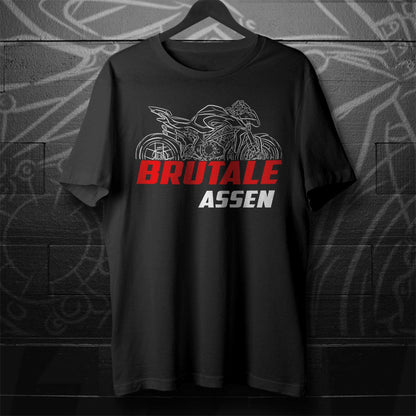 MV Agusta Brutale 1000 RR Assen 2024 Inspired T-Shirt - Motorcycle Tee Shirt for Riders