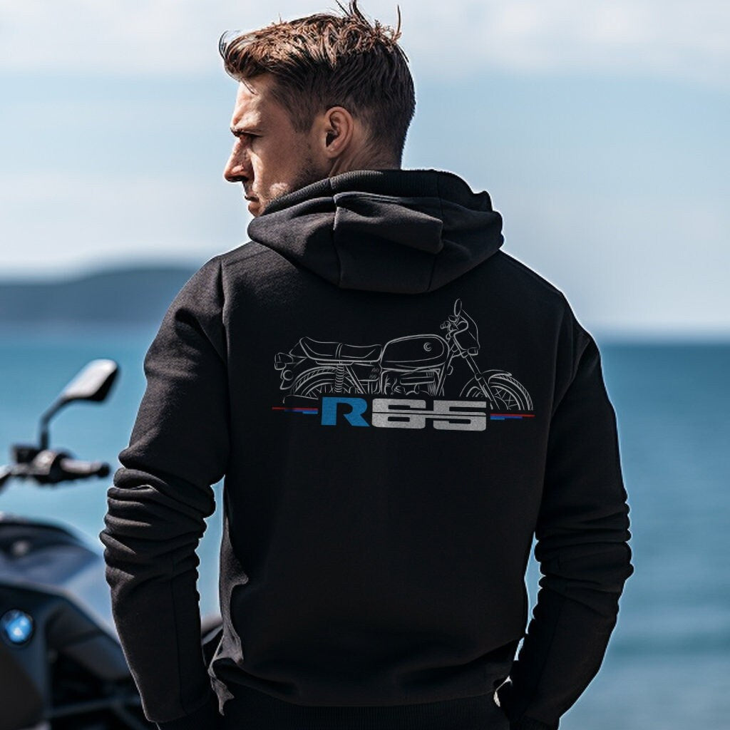BMW R65 Hoodie - Motorcycle Sweatshirt for Motorrad Riders