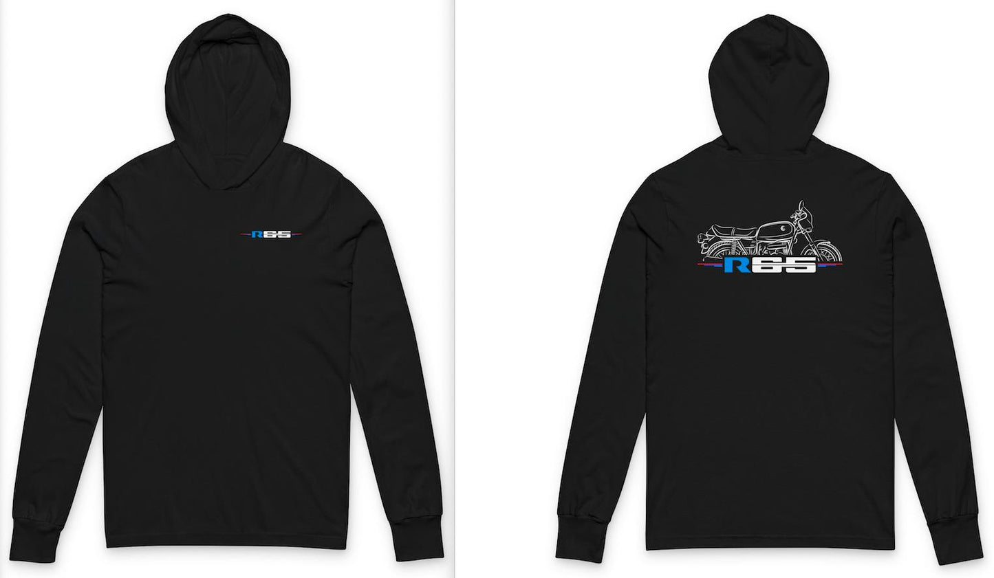 BMW R65 Hoodie - Motorcycle Sweatshirt for Motorrad Riders