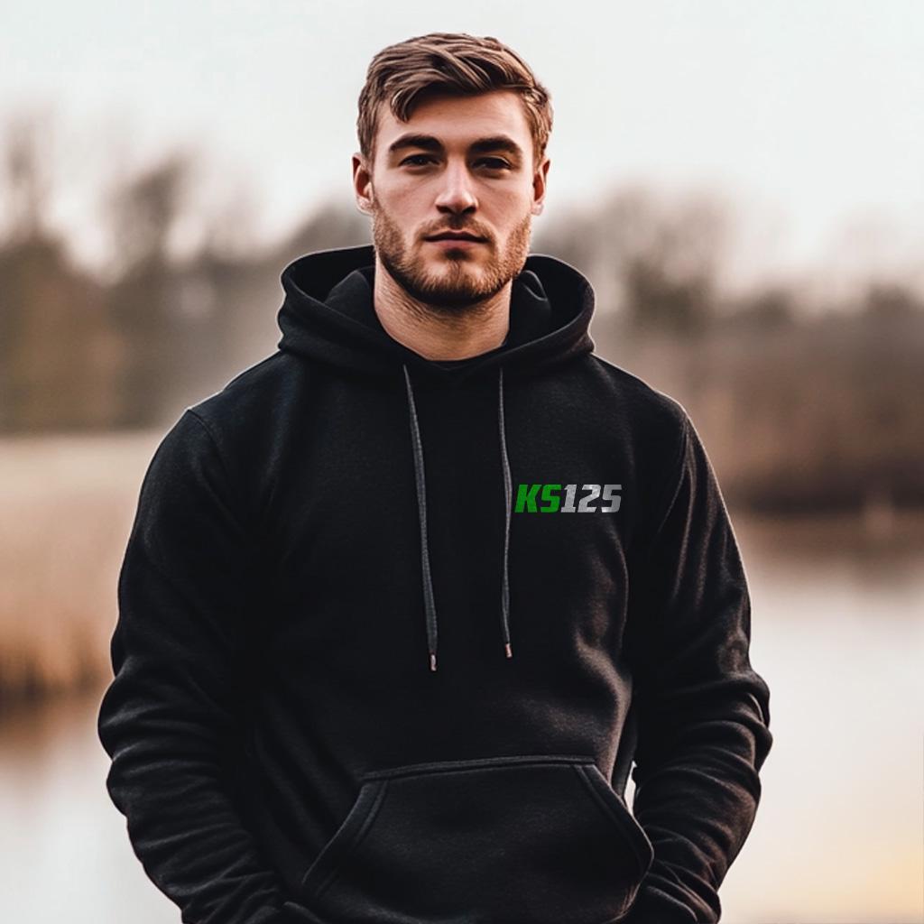 Kawasaki KS125 1974 - 1975 Inspired Hoodie - Motorcycle Sweatshirt for Riders