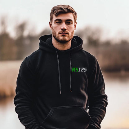 Kawasaki KS125 1974 - 1975 Inspired Hoodie - Motorcycle Sweatshirt for Riders