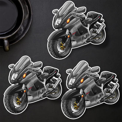 Suzuki Hayabusa 1999-2000 Inspired Stickers - Set of 3 Motorcycle Decals