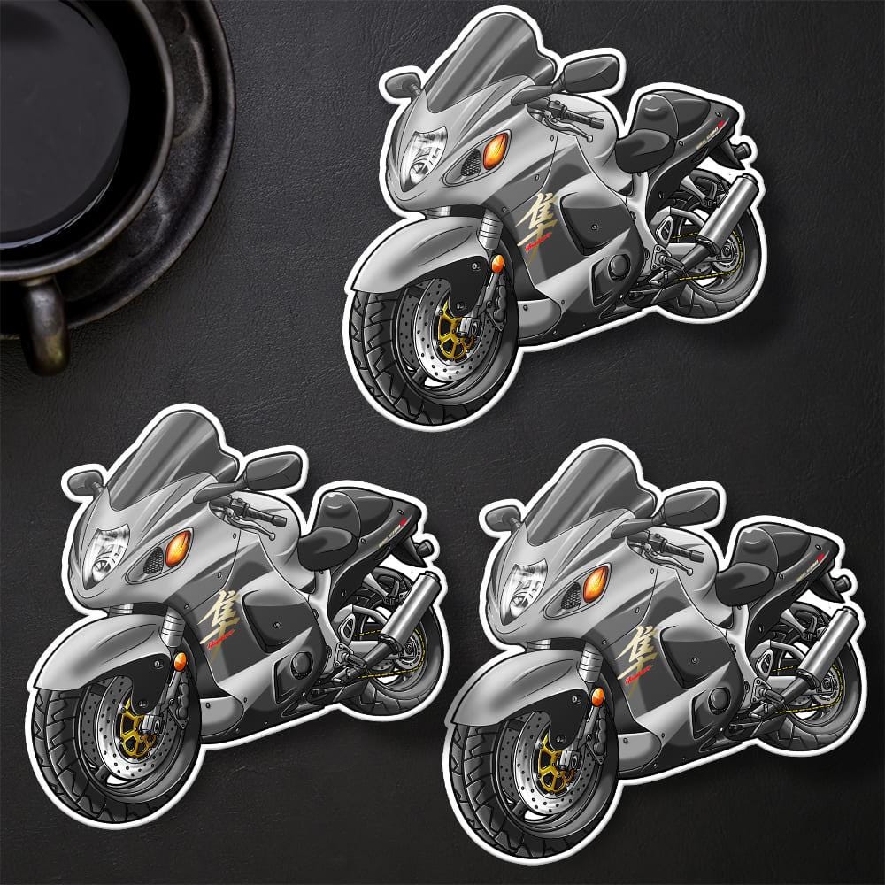 Suzuki Hayabusa 2005-06 Inspired Stickers - Set of 3 Motorcycle Decals