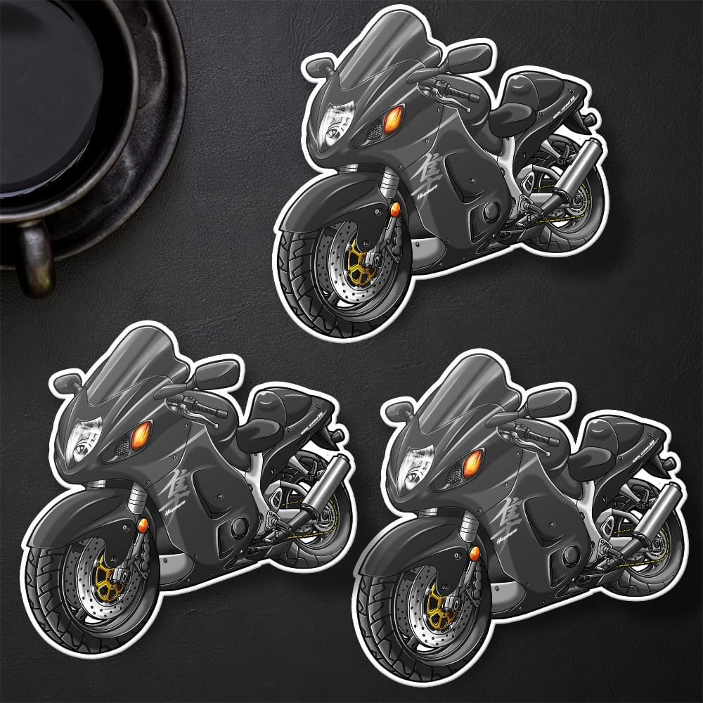 Suzuki Hayabusa 2005-06 Inspired Stickers - Set of 3 Motorcycle Decals
