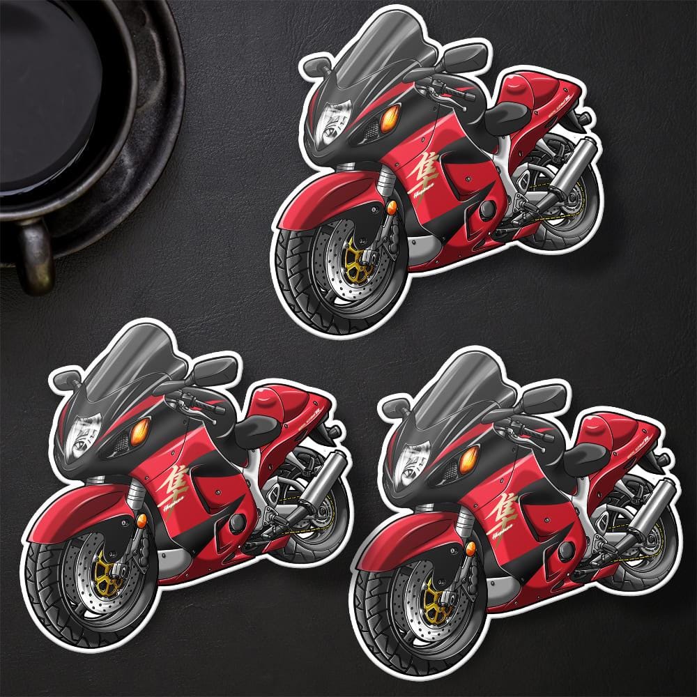 Suzuki Hayabusa 2005-06 Inspired Stickers - Set of 3 Motorcycle Decals