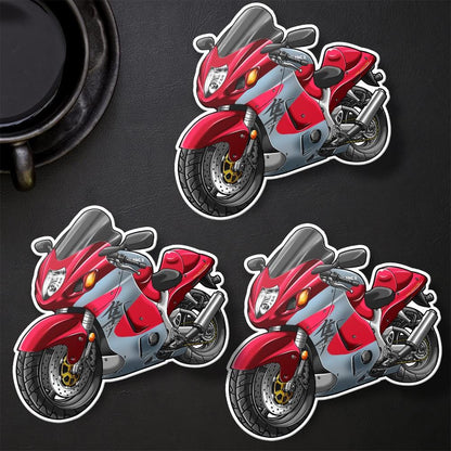 Suzuki Hayabusa 1999-2000 Inspired Stickers - Set of 3 Motorcycle Decals
