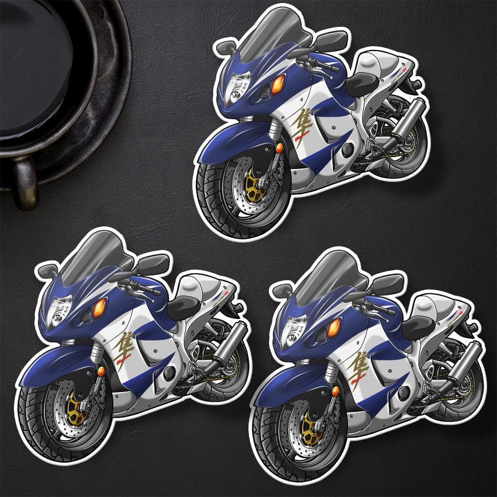 Suzuki Hayabusa 2005-06 Inspired Stickers - Set of 3 Motorcycle Decals