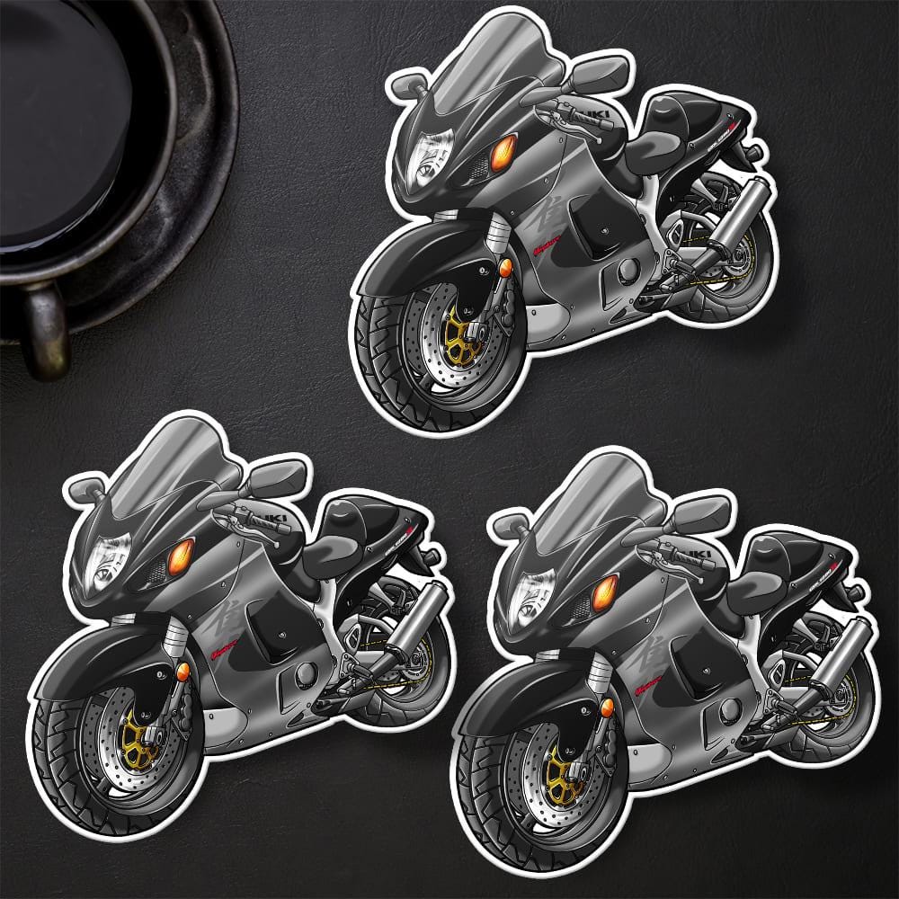 Suzuki Hayabusa 1999-2000 Inspired Stickers - Set of 3 Motorcycle Decals