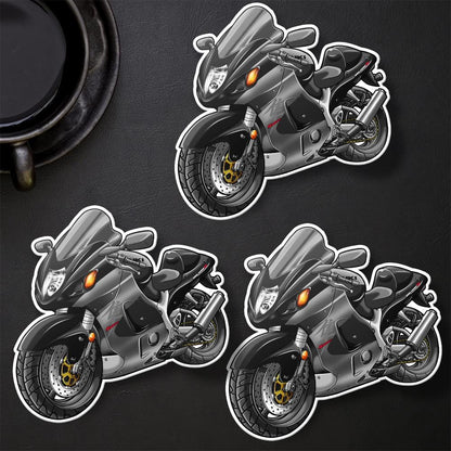 Suzuki Hayabusa 1999-2000 Inspired Stickers - Set of 3 Motorcycle Decals