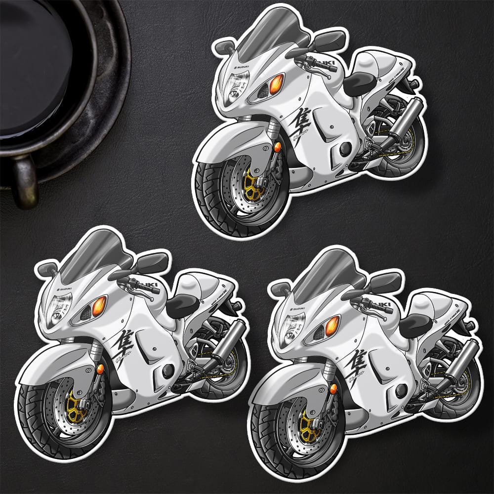 Suzuki Hayabusa 1999-2000 Inspired Stickers - Set of 3 Motorcycle Decals