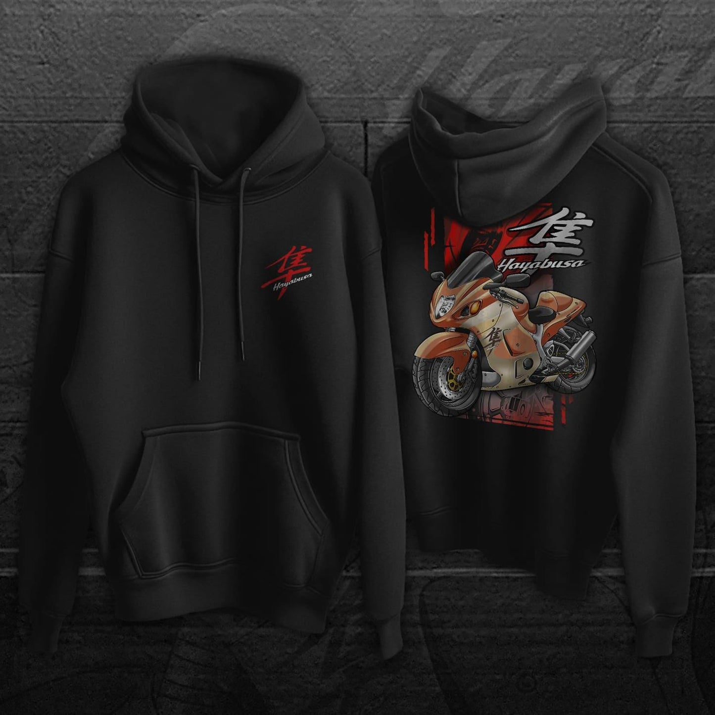 Suzuki Hayabusa 1999-2000 Inspired Hoodie - Motorcycle Sweatshirt