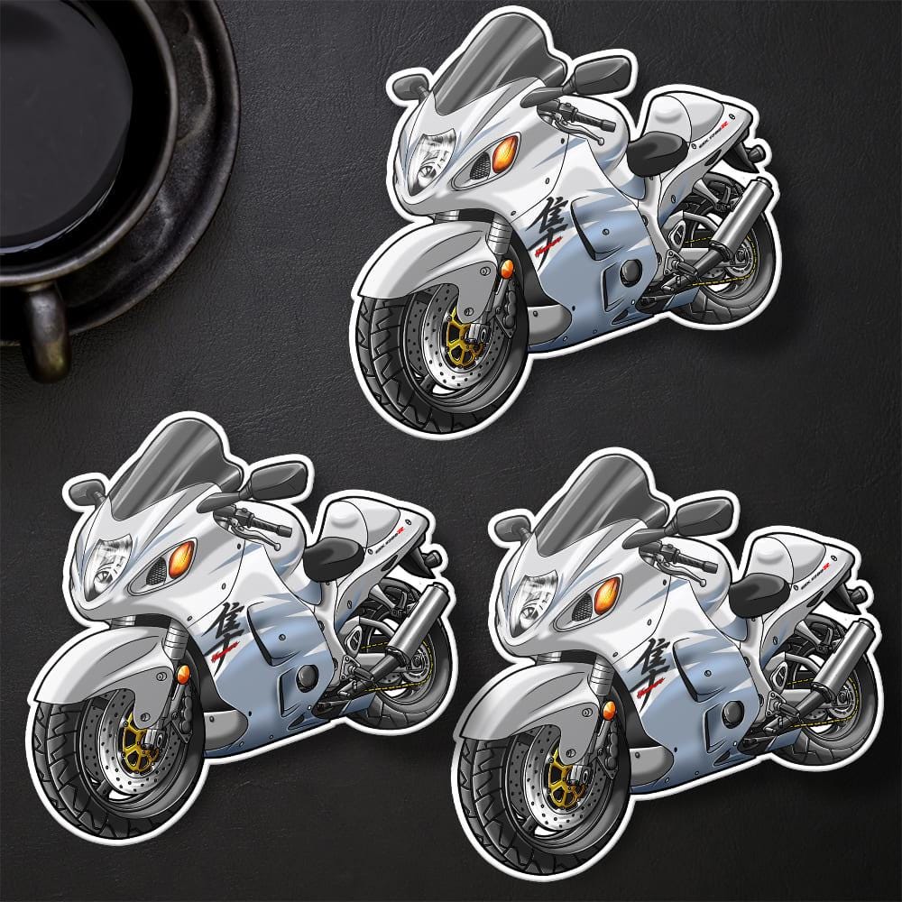 Suzuki Hayabusa 2005-06 Inspired Stickers - Set of 3 Motorcycle Decals