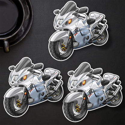 Suzuki Hayabusa 2005-06 Inspired Stickers - Set of 3 Motorcycle Decals