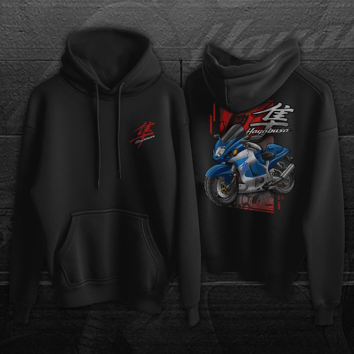 Suzuki Hayabusa 1999-2000 Inspired Hoodie - Motorcycle Sweatshirt