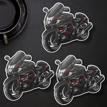 Suzuki Hayabusa 2012-13 Inspired Stickers - Set of 3 Motorcycle Decals