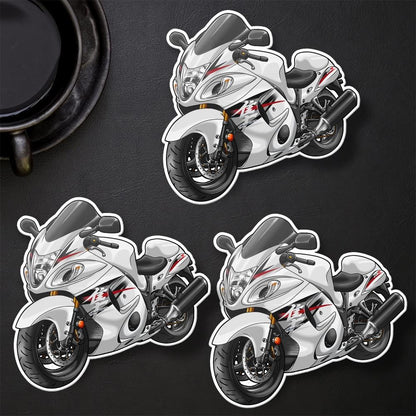 Suzuki Hayabusa 2012-13 Inspired Stickers - Set of 3 Motorcycle Decals