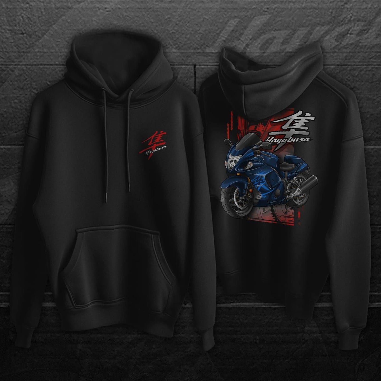 Suzuki Hayabusa 2010-11 Inspired Hoodie - Motorcycle Sweatshirt