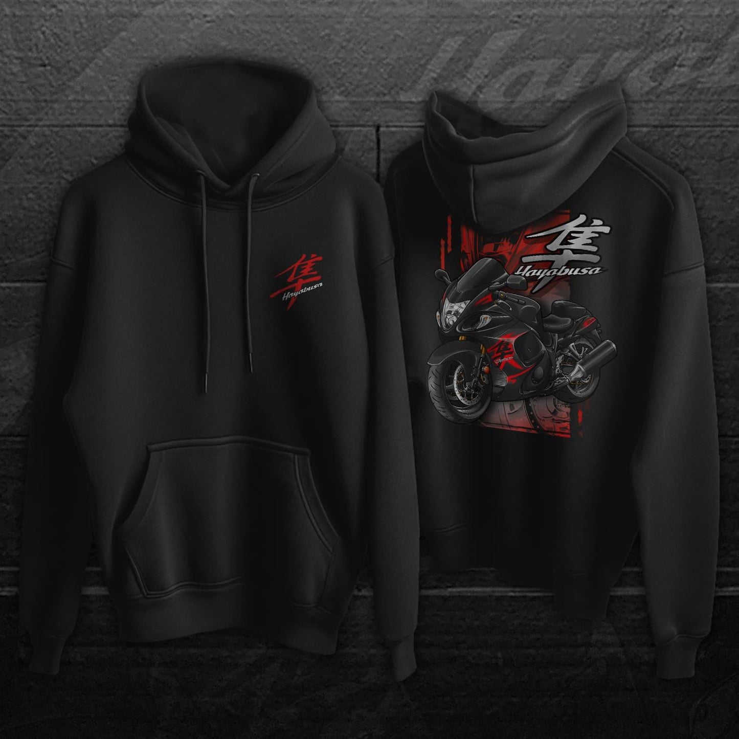 Suzuki Hayabusa 2010-11 Inspired Hoodie - Motorcycle Sweatshirt