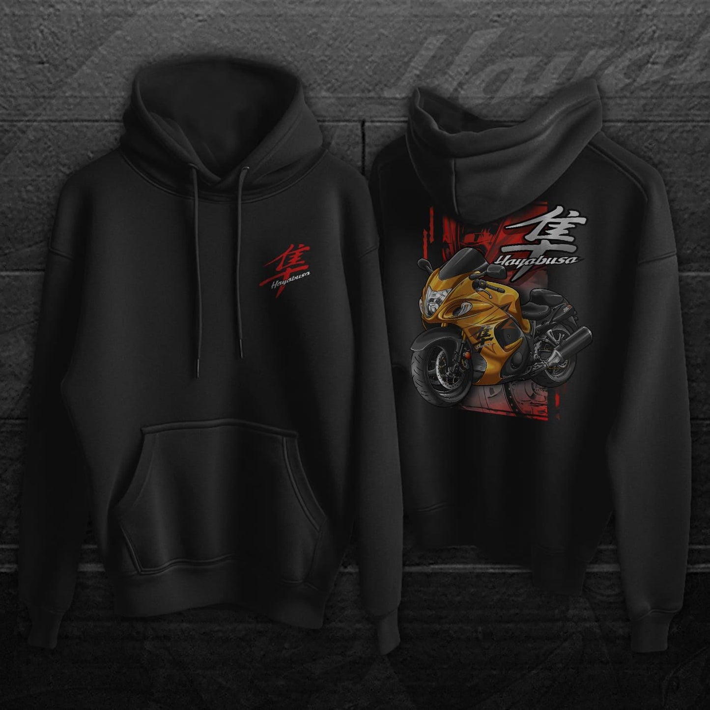 Suzuki Hayabusa 2008-09 Inspired Hoodie - Motorcycle Sweatshirt