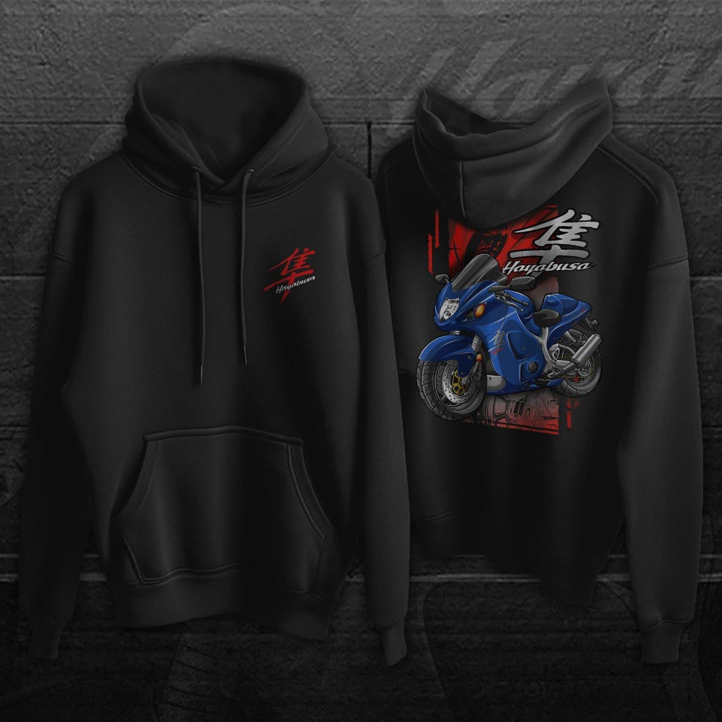 Suzuki Hayabusa 2004 Inspired Hoodie - Motorcycle Sweatshirt