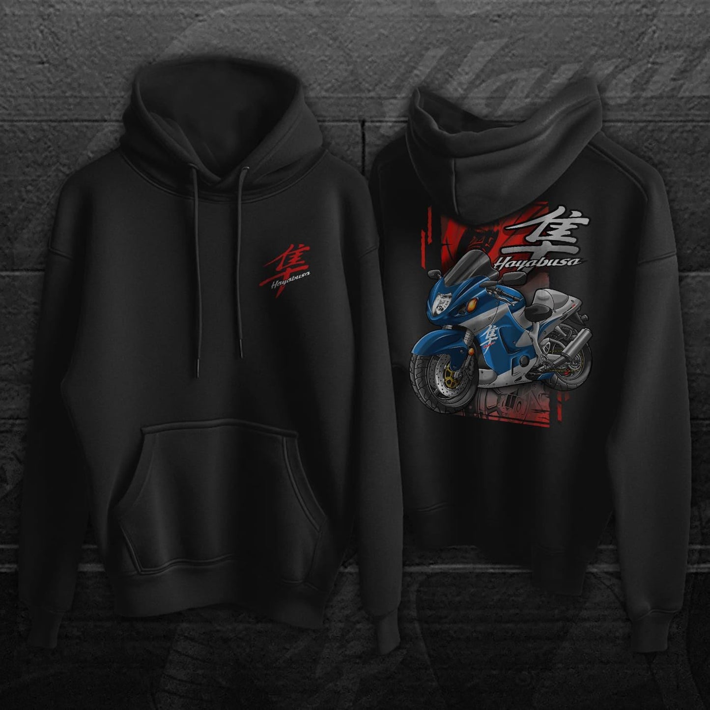 Suzuki Hayabusa 2003 Inspired Hoodie - Motorcycle Sweatshirt