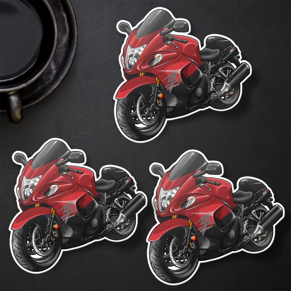 Suzuki Hayabusa 2014-15 Inspired Stickers - Set of 3 Motorcycle Decals