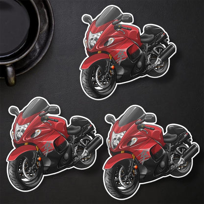 Suzuki Hayabusa 2014-15 Inspired Stickers - Set of 3 Motorcycle Decals