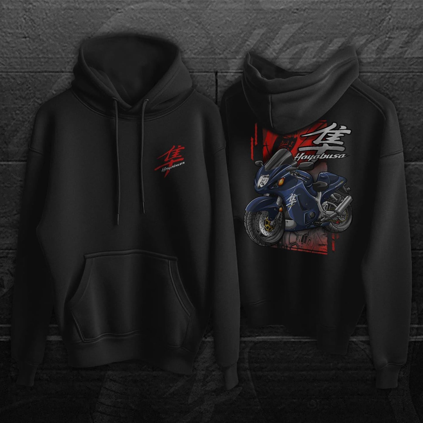 Suzuki Hayabusa 2003 Inspired Hoodie - Motorcycle Sweatshirt