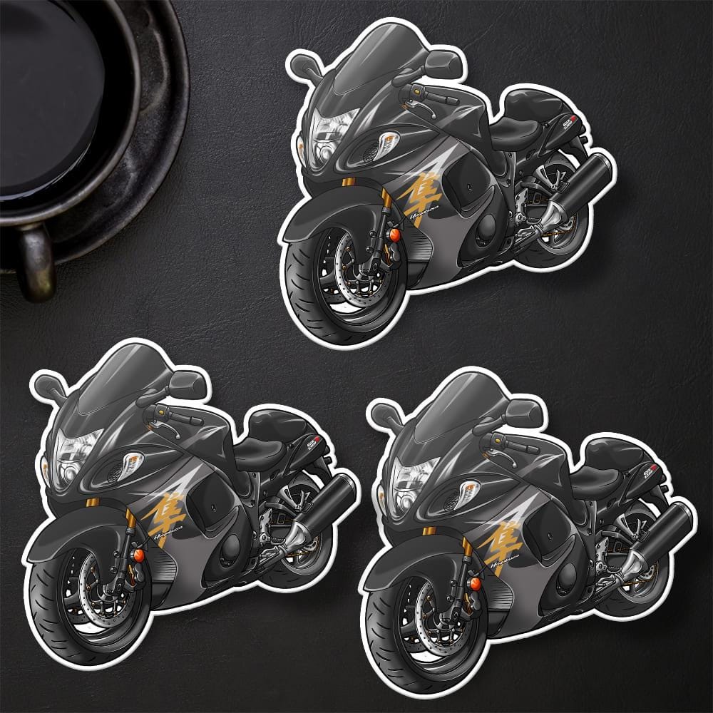 Suzuki Hayabusa 2014-15 Inspired Stickers - Set of 3 Motorcycle Decals