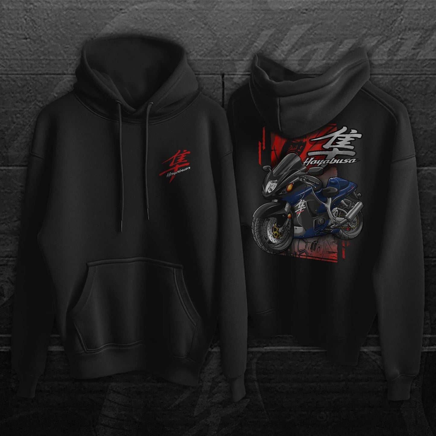 Suzuki Hayabusa 2004 Inspired Hoodie - Motorcycle Sweatshirt