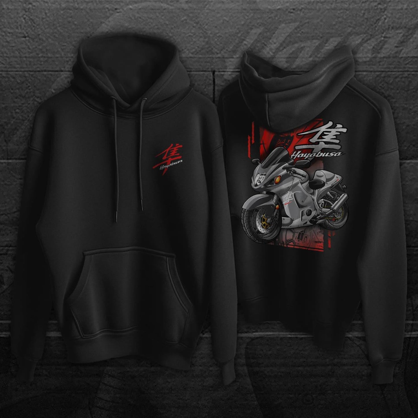 Suzuki Hayabusa 2003 Inspired Hoodie - Motorcycle Sweatshirt