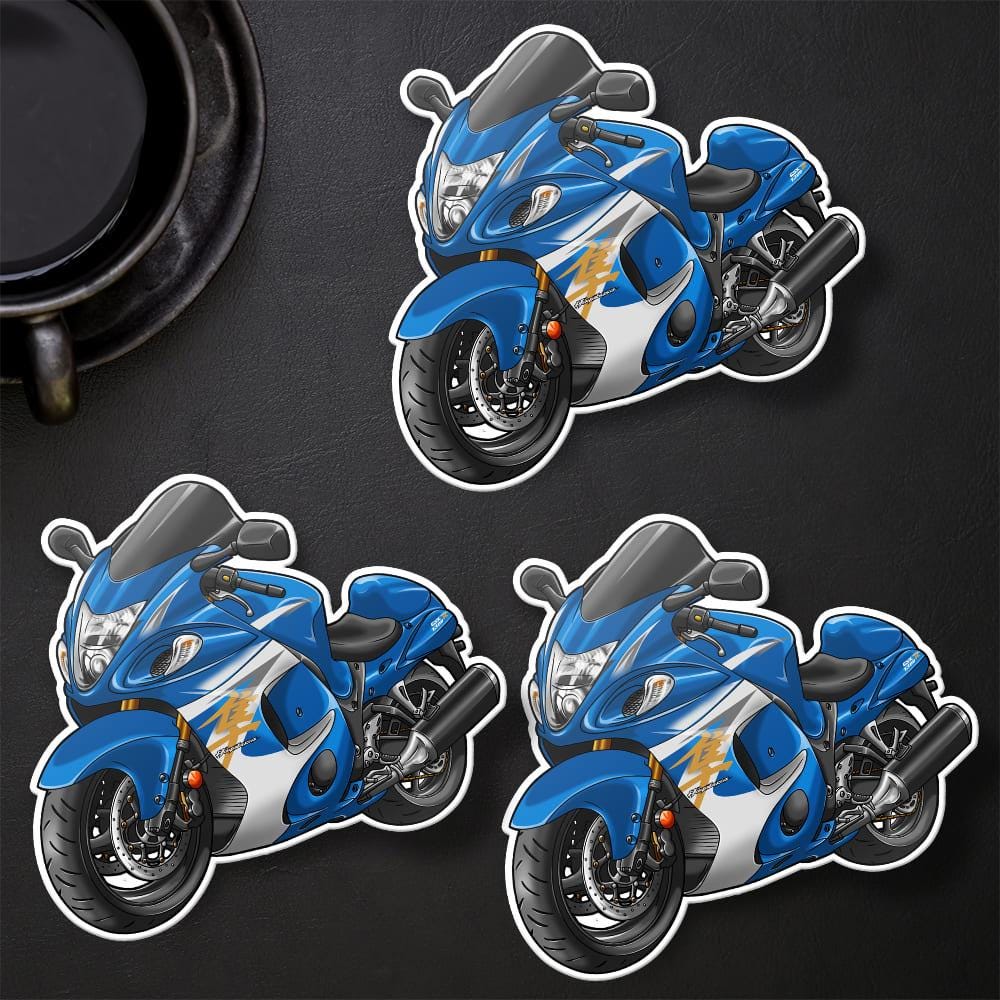 Suzuki Hayabusa 2014-15 Inspired Stickers - Set of 3 Motorcycle Decals