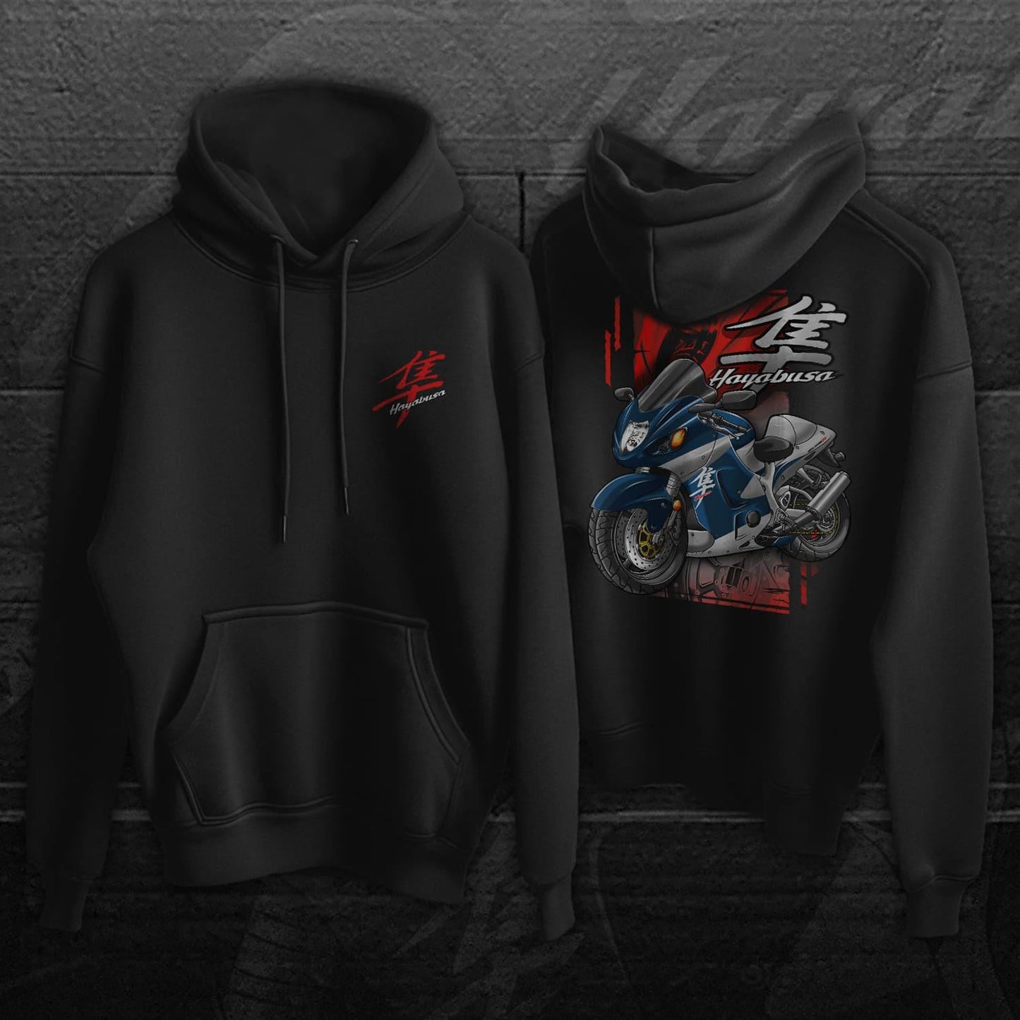 Suzuki Hayabusa 2004 Inspired Hoodie - Motorcycle Sweatshirt