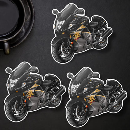 Suzuki Hayabusa 2014-15 Inspired Stickers - Set of 3 Motorcycle Decals