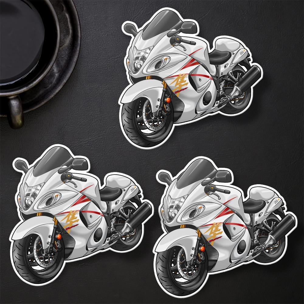 Suzuki Hayabusa 2014-15 Inspired Stickers - Set of 3 Motorcycle Decals