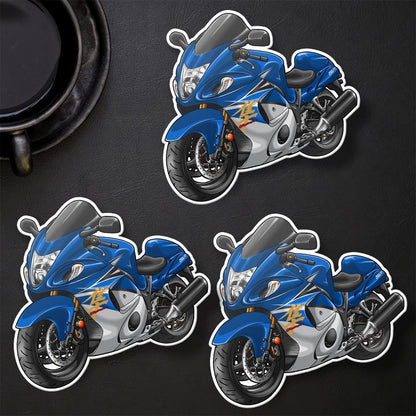 Suzuki Hayabusa 2014-15 Inspired Stickers - Set of 3 Motorcycle Decals