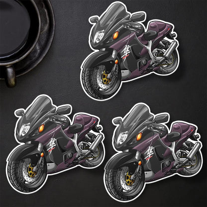 Suzuki Hayabusa 2004 Inspired Stickers - Set of 3 Motorcycle Decals
