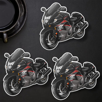 Suzuki Hayabusa 2016-18 Inspired Stickers - Set of 3 Motorcycle Decals