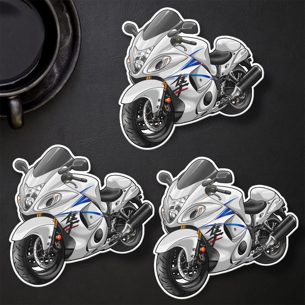 Suzuki Hayabusa 2016-18 Inspired Stickers - Set of 3 Motorcycle Decals