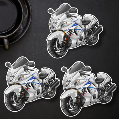 Suzuki Hayabusa 2016-18 Inspired Stickers - Set of 3 Motorcycle Decals