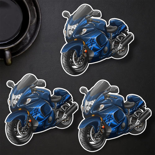 Suzuki Hayabusa 2010-11 Inspired Stickers - Set of 3 Motorcycle Decals