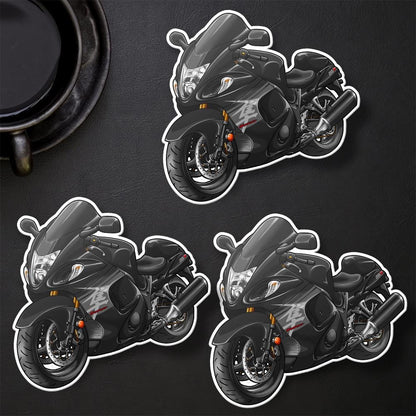 Suzuki Hayabusa 2016-18 Inspired Stickers - Set of 3 Motorcycle Decals
