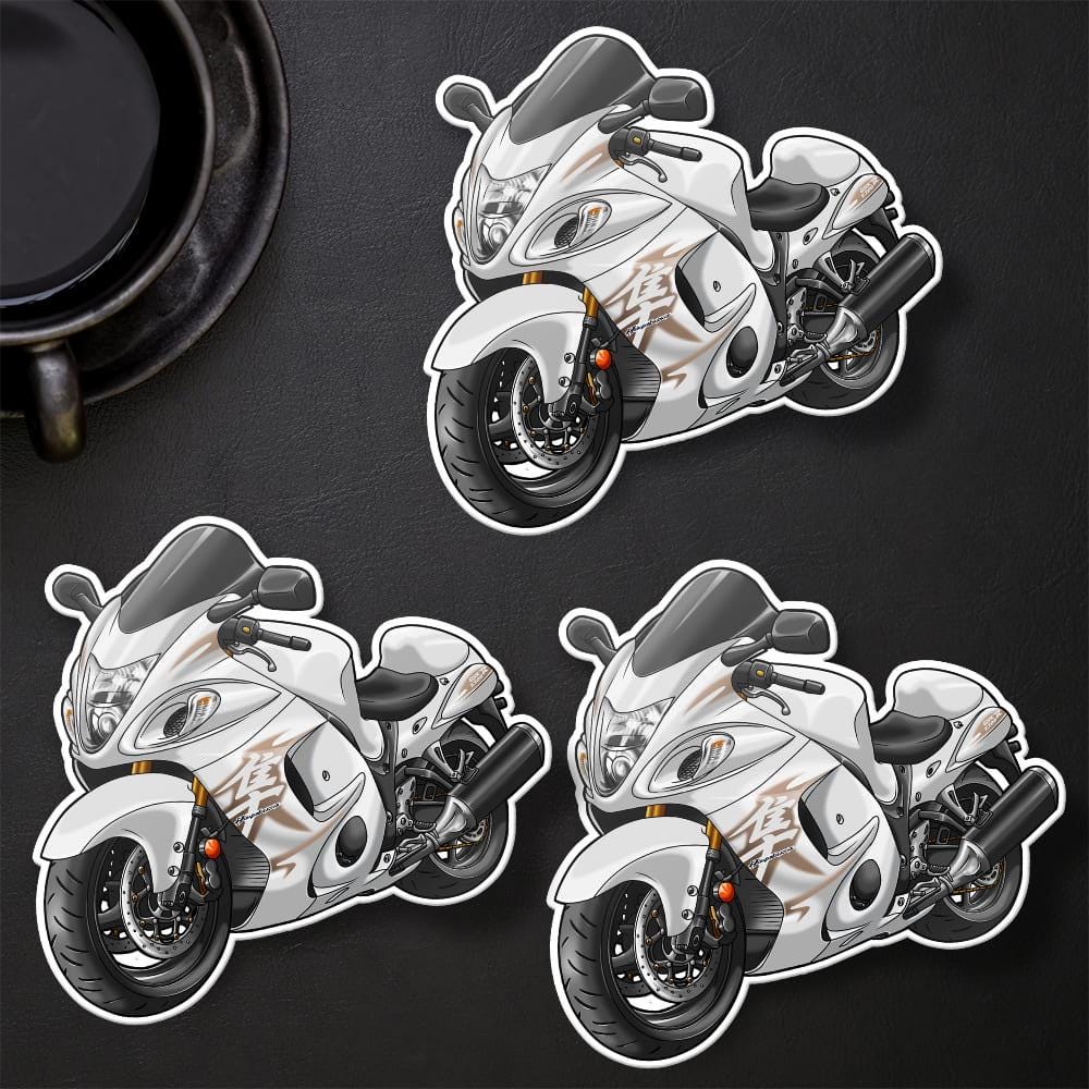 Suzuki Hayabusa 2010-11 Inspired Stickers - Set of 3 Motorcycle Decals
