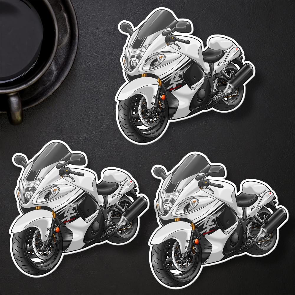 Suzuki Hayabusa 2016-18 Inspired Stickers - Set of 3 Motorcycle Decals