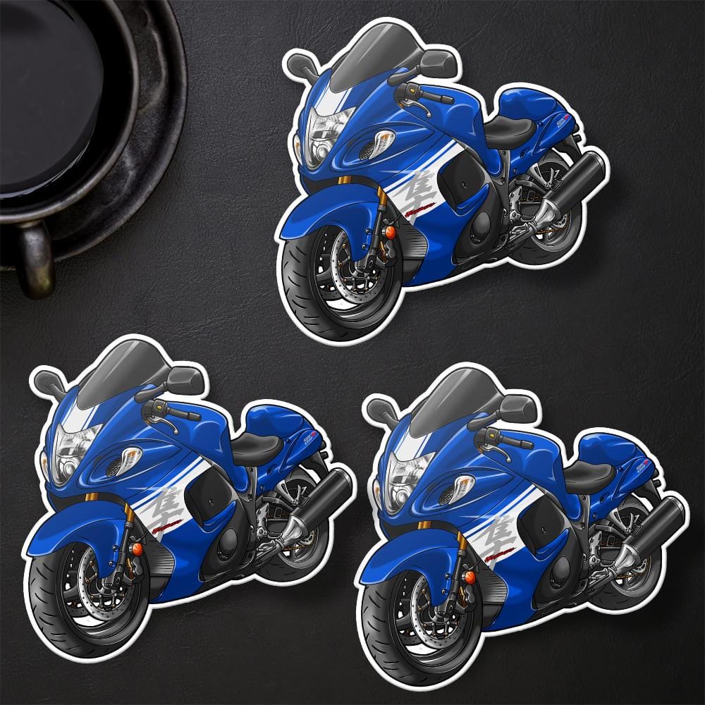 Suzuki Hayabusa 2016-18 Inspired Stickers - Set of 3 Motorcycle Decals